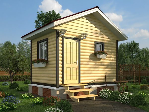 Баня 6х6 «Вера» с мансардой и балконом, проект с фото и ценами